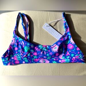 Bright swimwear bikini set. (Sky purple)🌊☀️